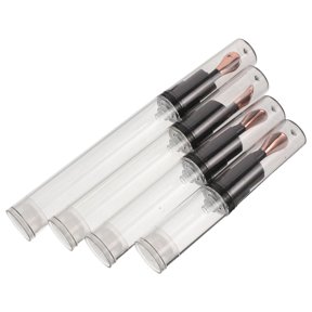 BESTYASH 4Pcs Portable Vacuum Eye Cream Pump Bottles with Massage Head for Accurate Serum and Cream Application