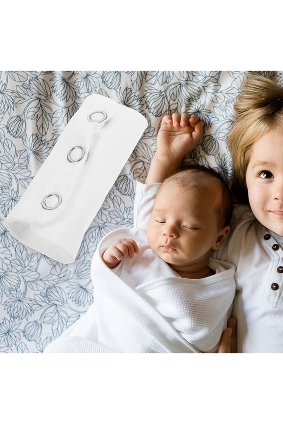 4Pcs Vest Extenders Fabric White Simple Design Extend Bodysuit for Daily Wear