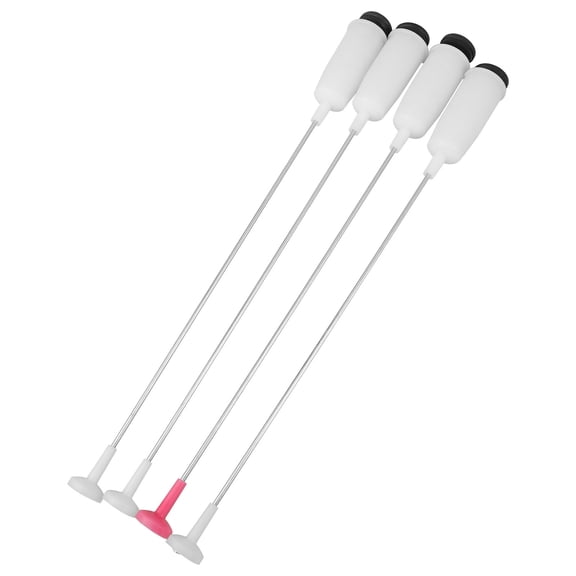 BESTYASH 4-Piece White Metal Washer Spring Suspension Rod Kit for Washing Machine Stability and Reduction