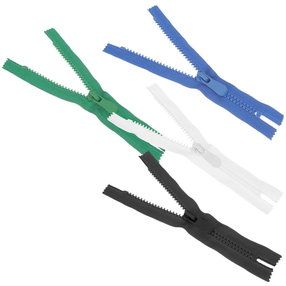 BESTYASH 4-Pack Resin Zippers for Garment Sewing, Backpack Repair, and Accessories Replacement