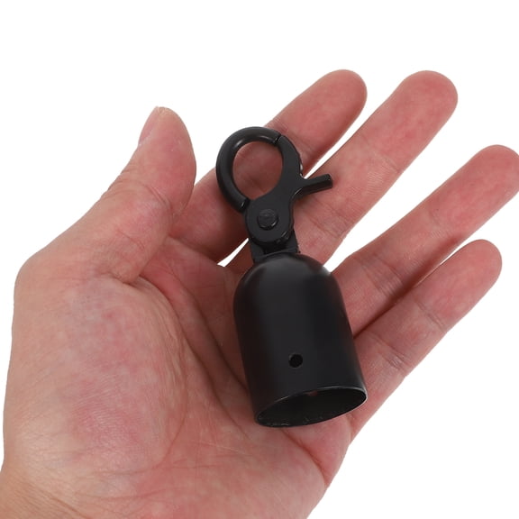BESTYASH 4Pcs Zinc Alloy Rope End Hook Black for Secure Barrier Rope Connections and Crowd Management