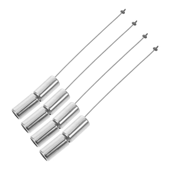 BESTYASH 4-Piece Stainless Steel Clothesline Hooks with Adjustable Cable Turnbuckles for Outdoor Laundry Drying Racks