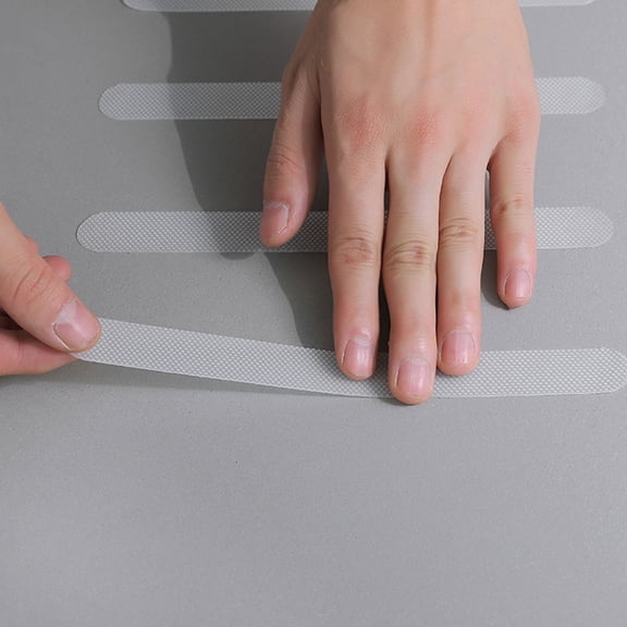 BESTYASH 4Sets Waterproof Floor Non-Slip Sticker White with Strong Adhesive for Home Safety