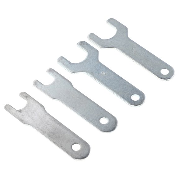 BESTYASH 4pcs Adjustable Angle Grinder Wrench Tool Pneumatic Die Grinder Wrench For Automotive Repair Silver Alloy