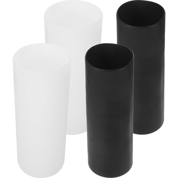BESTYASH 4Pcs Wear Resistant Silicone Bottle Sleeves with Heat Insulation and Non Slip Design