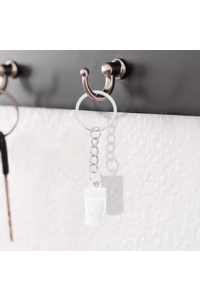 4-Pack Toilet Keychain Set PVC Handbag Charms Accessories for Daily Life Decoration