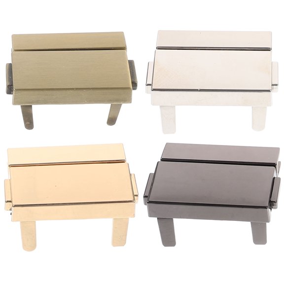 BESTYASH 4pcs Handbag Locks in Light Gold for Practical Use for Daily Use