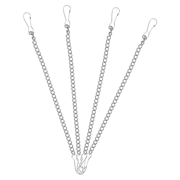 BESTYASH 4pcs Hanging Chains With Hooks Stainless Steel For Baskets And Signs