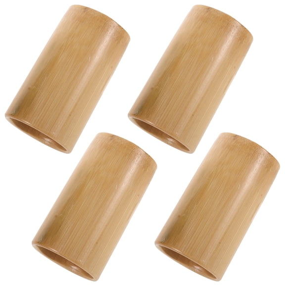 BESTYASH cupping tools Cupping Cups Bamboo Khaki 4pcs
