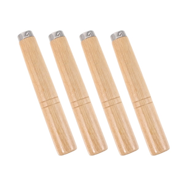 BESTYASH 4-Pack Removable Iron Pot Handles with Brown Ergonomic Design for Comfortable Home Kitchen Use