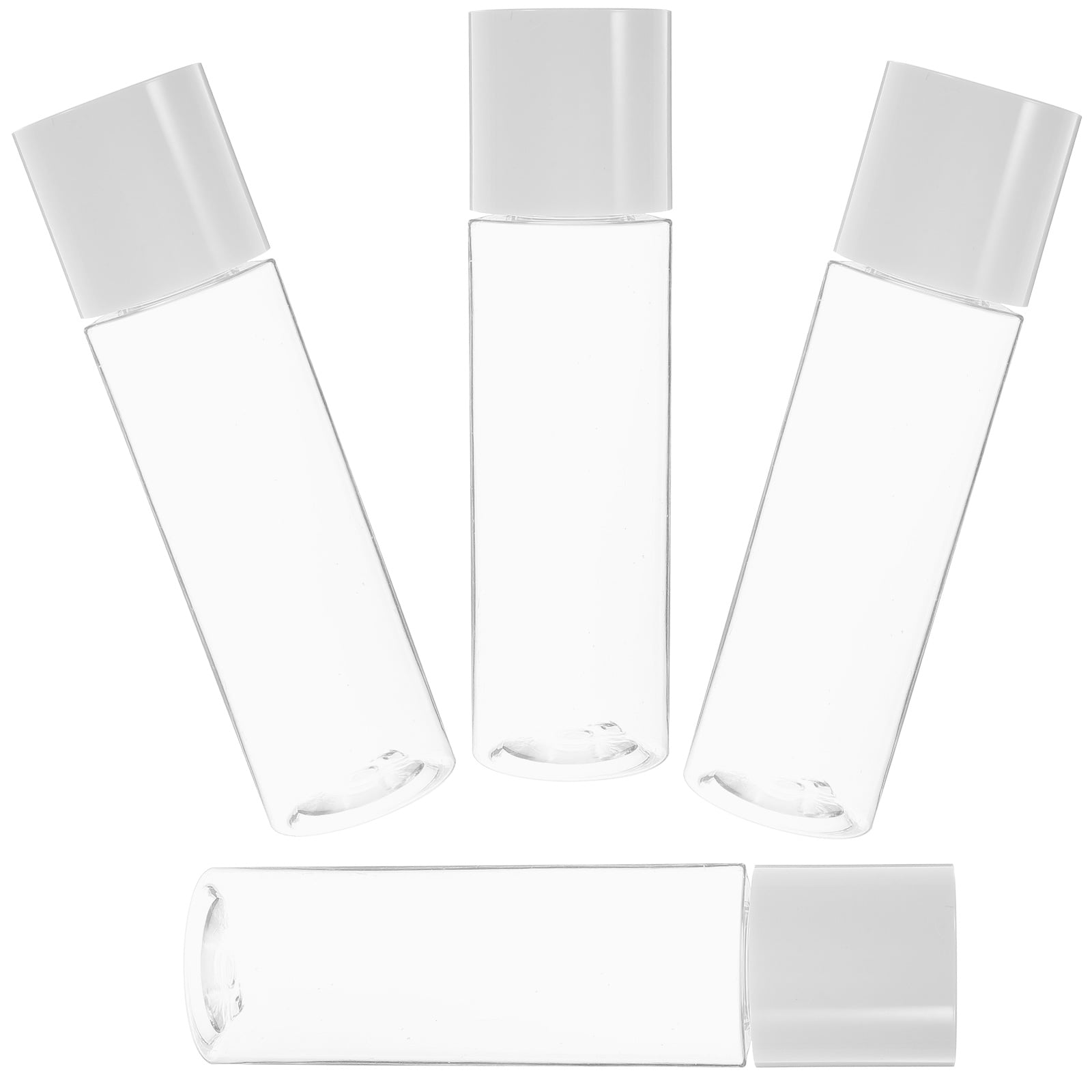 BESTYASH 4pcs Travel Essentials Bottles Simple and Modern Transparent ...