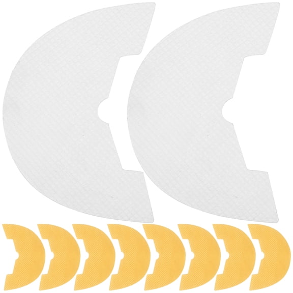 BESTYASH 5 Pairs Nonslip Sole Protector for Sneakers Yellow Heel Pads for Sports