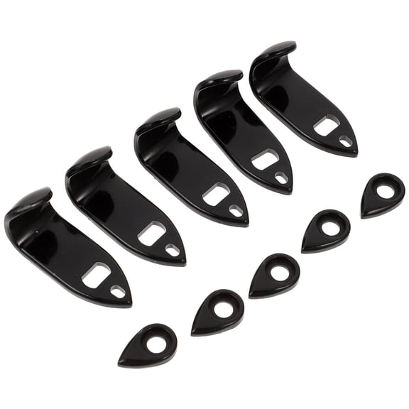 BESTYASH 5 Sets Saxophone Thumb Rest Black Thumb Support for Musicians Practice