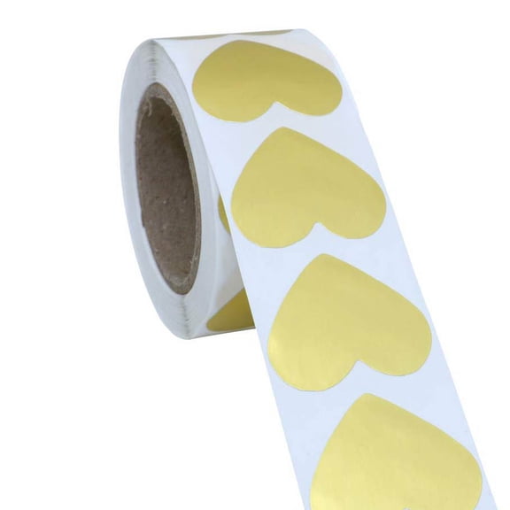 BESTYASH 500PCS Golden Baking Stickers Self-Adhesive Labels for Treat Bags and DIY Projects