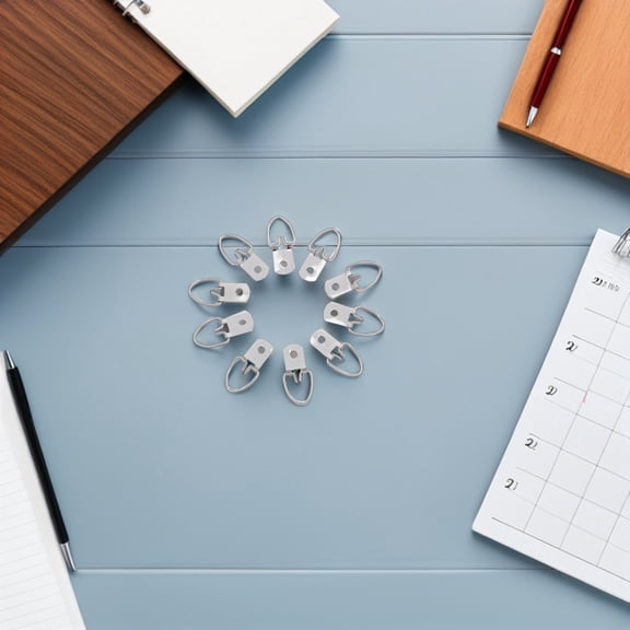 BESTYASH 500Pcs Metal Picture Frame Backing Clips Sturdy Photo Hanging Hardware