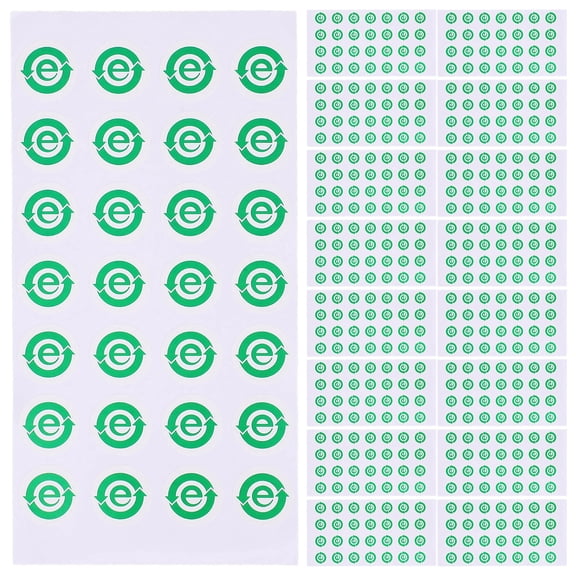 BESTYASH 500pcs Electronic Product Recycling Sticker for Product Packaging