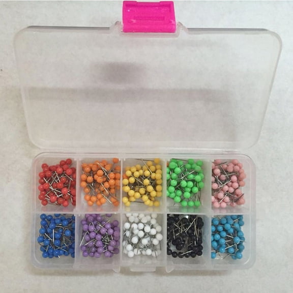 BESTYASH 500pcs Tacks for Wall Bright Colors Sturdy and for Office