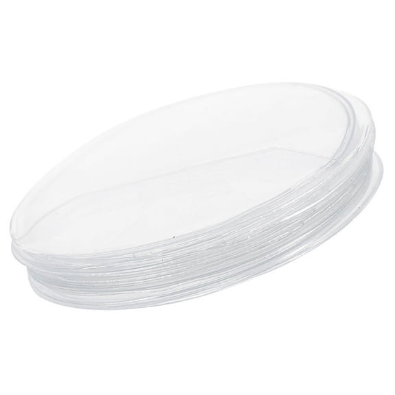 BESTYASH 50Pcs Clear Plastic 58Mm Badge Protective Covers for Round Badge Display