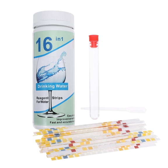 BESTYASH 50Pcs Drinking Water Quality Test Kit with High Precision Multifunctional White Water Test Strips for Home Use
