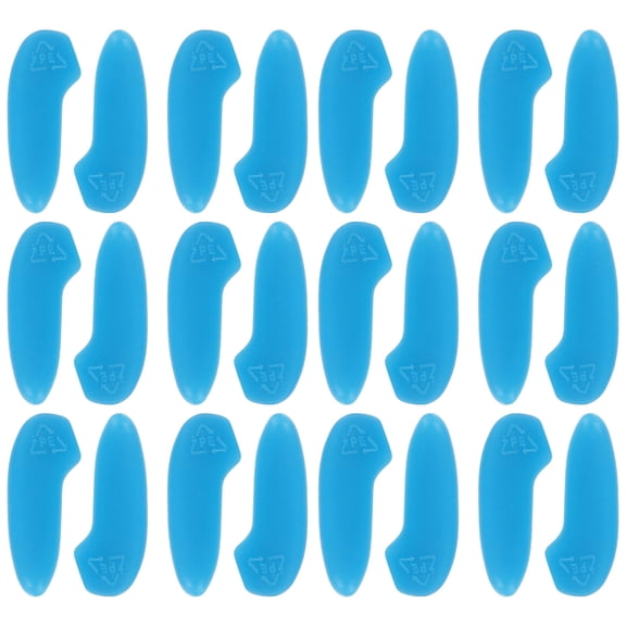 BESTYASH 50Pcs Finger Shield for Cutting Knives Tip Sleeves Blue Plastic Cutter Transportation