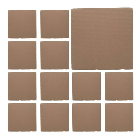 BESTYASH 50Pcs Flat Cardboard Sheets for Crafting Reusable Brown Kraft Paperboard Divider and Protector