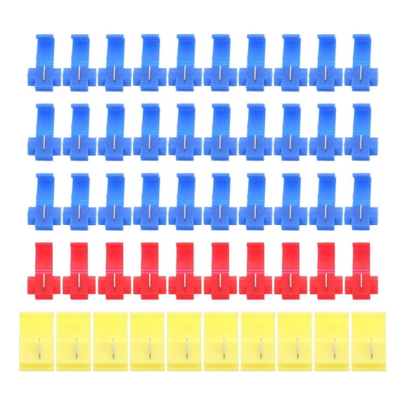 BESTYASH 50Pcs Insulated Wire Tap Connectors Kit Assorted Colors for Easy Car Electrical Installation