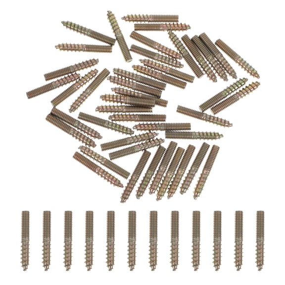 BESTYASH 50Pcs Multi Purpose Wood Screws 4x25mm Threaded Self Tapping Screws for Building Hardware