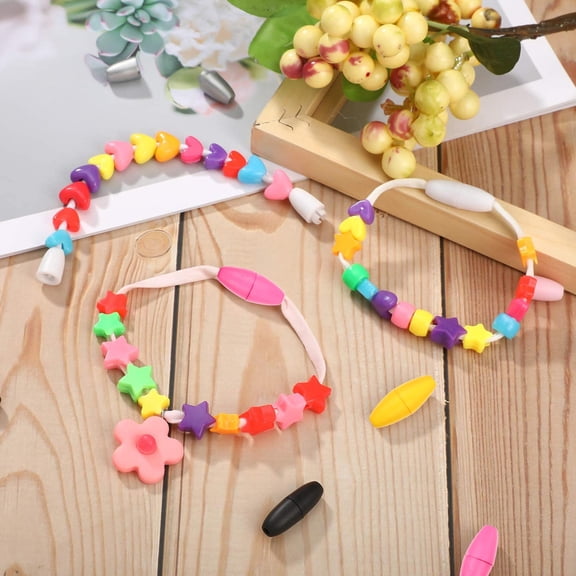 BESTYASH 50Pcs Plastic Breakaway Clasps for Lanyard Safety Clasp with Assorted Colors for Bracelets