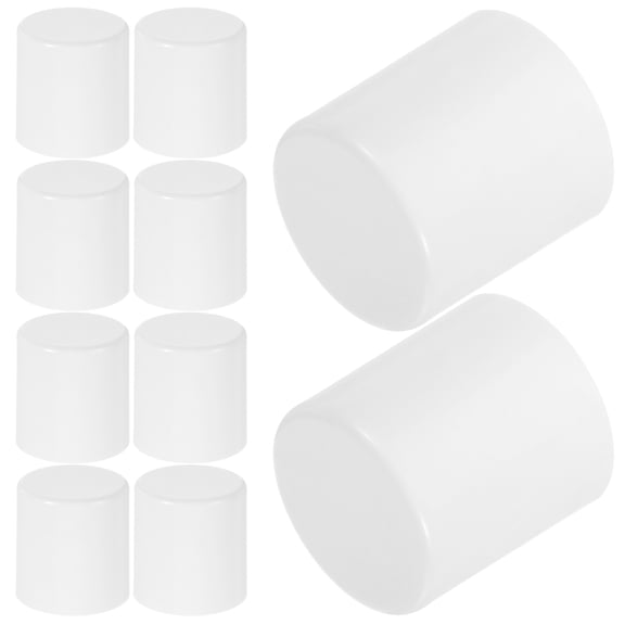 BESTYASH 50Pcs Replacement Light Socket Covers White Plastic Cups for Lamp Bases and Ceiling Lighting Fixtures