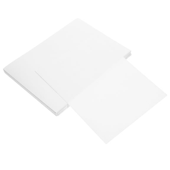 BESTYASH 50Pcs Self Laminating Sheets White PVC Film for Photo Print Protection