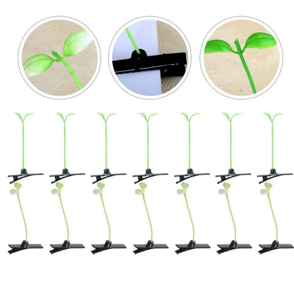 BESTYASH 50Pcs Sprout Clips Assorted Color Small Hairpins Hair Accessories for Stylish Decor