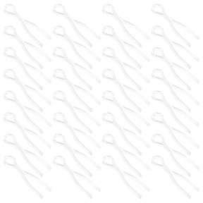 BESTYASH Clear Plastic Bobbin Thread Organizers for Sewing Accessories, 50 Pieces for Efficient Thread Management