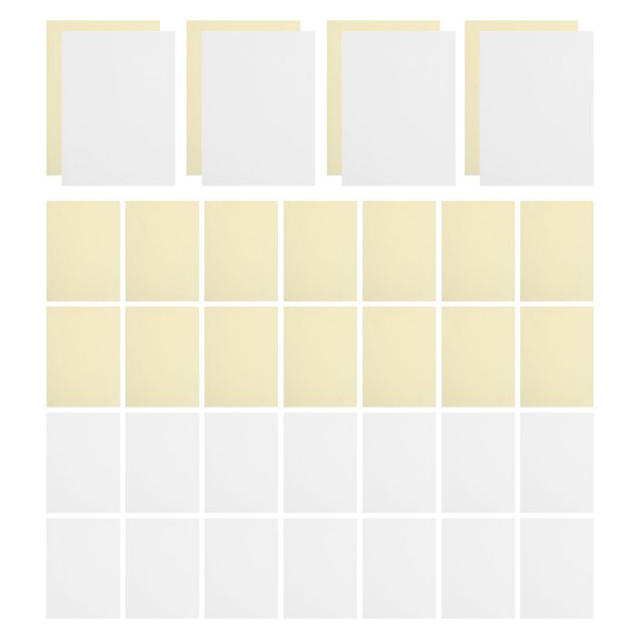 BESTYASH 50Sets Multi Color Carbonless Copy Paper Note Pads for Office Use with Clear Duplicate Receipt Sheets