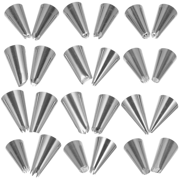 BESTYASH 50-Piece Food Grade Plastic Cake Decorating Tips Set for Baking and Pastry Tools