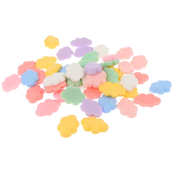 BESTYASH 50pcs Cloud Cutouts Decorative Embellishment for Phone Case Decorations