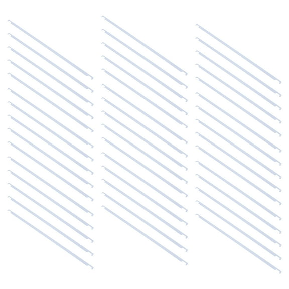 BESTYASH 50Pcs White Metal Hanging File Rails Heavy Duty Document Organizer for Office and Home