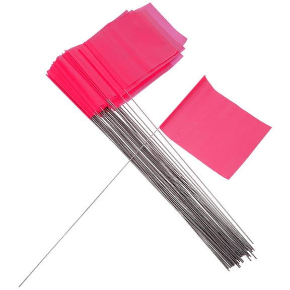 BESTYASH 50pcs Outdoor Garden Signs PVC Marking Flags for Lawn, Yard, Plant Labels and Garden Decoration