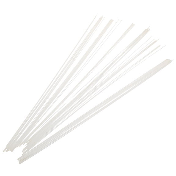 BESTYASH 50pcs Plastic Hobby Sticks White Crafting Dowels For DIY Creative Projects Ideal For Craft Enthusiasts