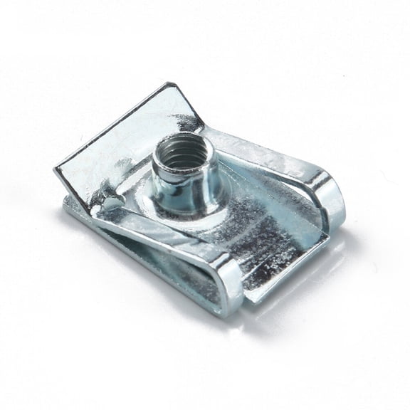 BESTYASH 50pcs U Nut Fasteners Steel Fastener for Motorcycle Fairing Clips Manganese Steel in Automotive Assembly