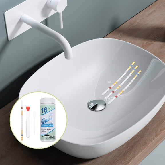 BESTYASH 50pcs Water Quality Test Kit Paper for Home Water Quality Monitoring High Precision Testing