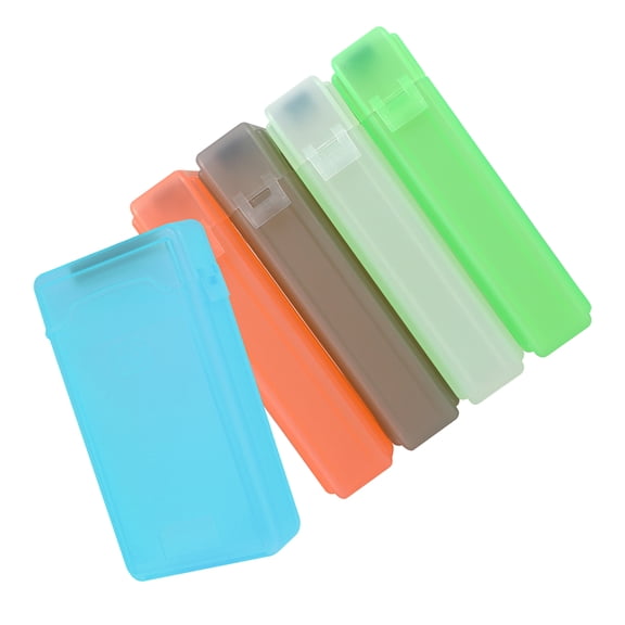 BESTYASH Hard Drive Case ABS Plastic Assorted Colors Shockproof for Storage 5Pcs