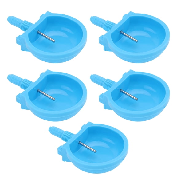 BESTYASH 5Pcs Automatic Water Feeder Sky Blue for Rabbits and Small Mammals Convenient and Safe