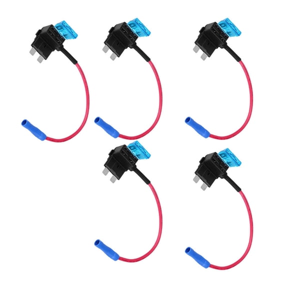 BESTYASH 5Pcs Automotri Car Fuse Joint Add A Circuit Fuse Holder No Wire Cutting Required