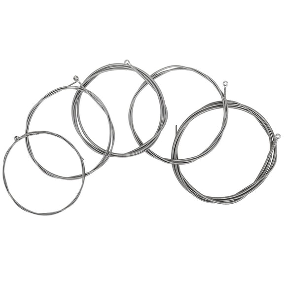 BESTYASH 5Pcs Bass Guitar Strings Alloy Wrapped for Electric Bass Instrument Sturdy and Wear Resistant