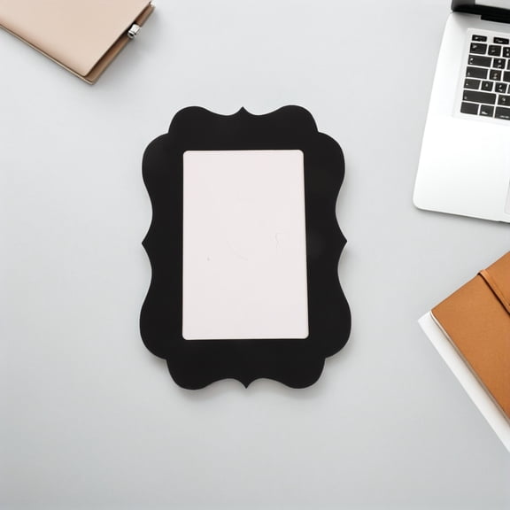 BESTYASH Black Paper Picture Frames for Home DIY Craft and Photo Display 5Pcs