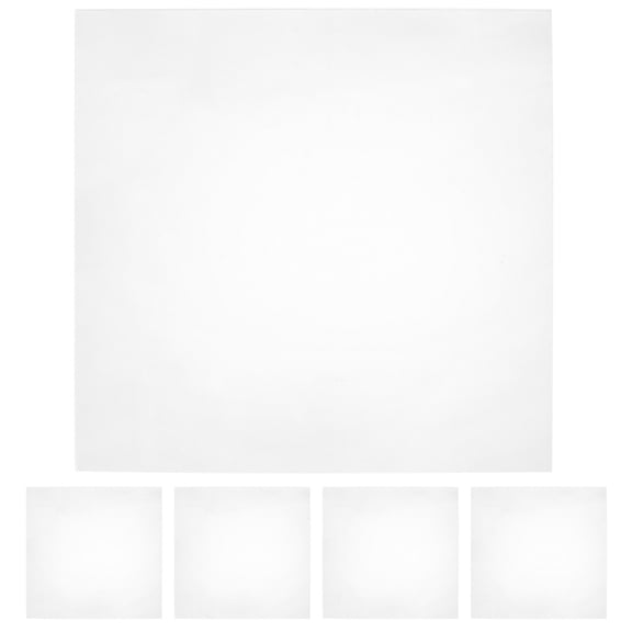 BESTYASH 5Pcs Clear Acrylic Sheets Easy to Cut Transparent Board for Handmade Crafts and Signs