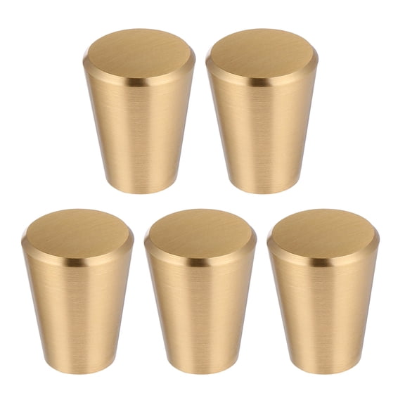 BESTYASH Set of 5 Copper Cabinet Handles with Polished Finish for Doors and Drawers, and Stylish Hardware