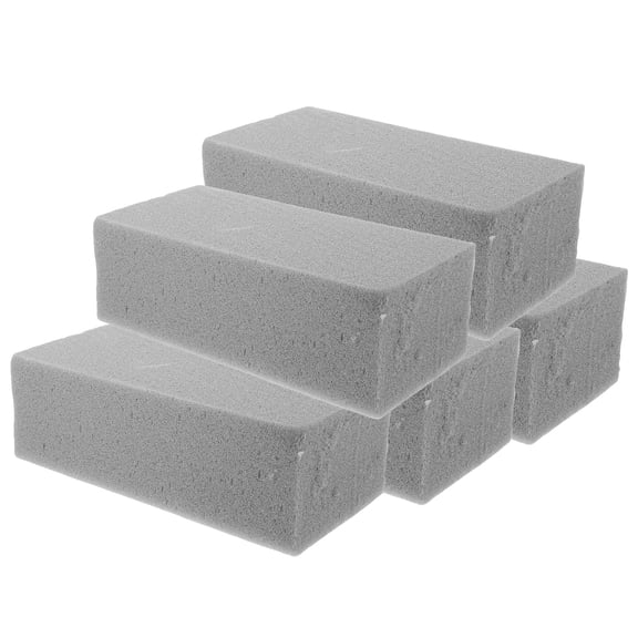 BESTYASH 5-Pack Grey Floral Foam Blocks for Flower Arrangements, Tear Resistant Craft Foam for Floral Design