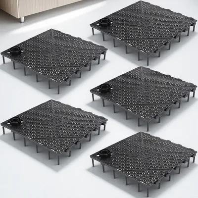 BESTYASH 5Pcs Fish Filter Plate Aquarium Trays Black DIY Filter System for Aquatic Enthusiasts