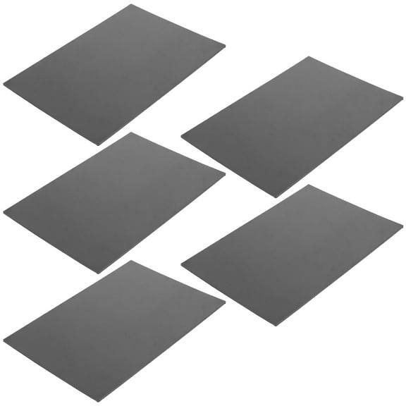 BESTYASH 5Pcs Flexible Magnetic Sheet Black Rubber Sticker For Family Kitchen Refrigerator